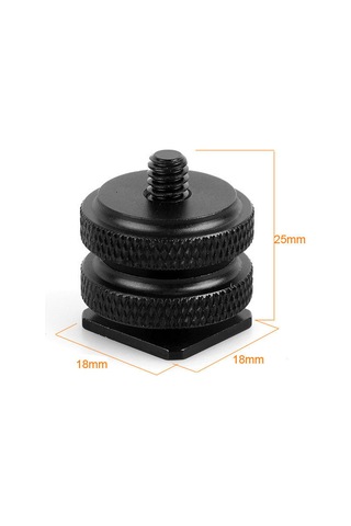 "kamera Aksesuarları İçin Evrensel Dslr Sıcak Ayakkabı 1/4" -20 Tripod Montaj Adaptörü " 2