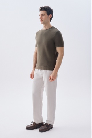Mudo Erkek Erkek Taş Rengi Loose Fit Chino Pantolon 1266222