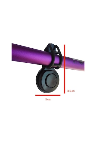 Xbyc 3031 Bisiklet Kornası Yeni Model Üzerinden Butonlu Su Gerçirmez Usb Şarjlı Korna 120db Siyah