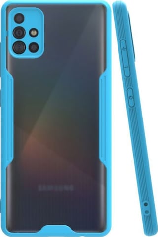 Samsung Galaxy A51 ile Uyumlu Kapak Colorful Kamera Korumalı Silikon Kılıf