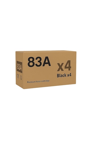Hp Cf283a / Crg737 Uyumlu Çipli Toner 4'lü Set Paket