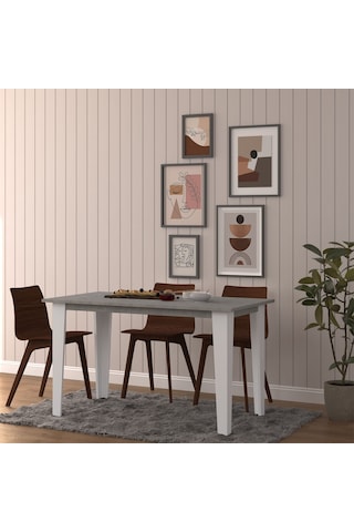 Yemek Masası Ym-01 Retro Gri Açık Gri