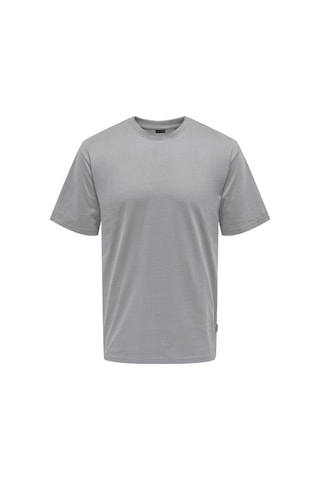 Only & Sons Onsfred % 100 Pamuk Relaxed Fit Bisiklet Yaka T Shirt Erkek T Shirt 22022532 Füme