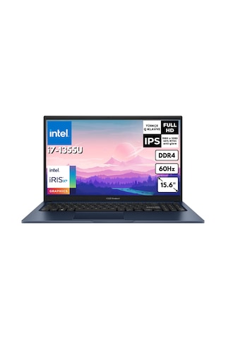 Asus VivoBook 15 X1504VA-NJ1499AR33 i7-1355U 16 GB 512 GB SSD 15.6" W11H Dizüstü Bilgisayar