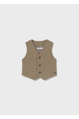 Mayoral Krem Erkek Bebek Yelek 2349 Krem