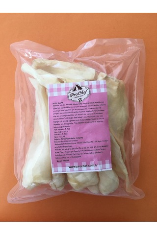 100 Gr Kuzu Kulak Doğal Katkısız Köpek Kemiği & Ödül Maması