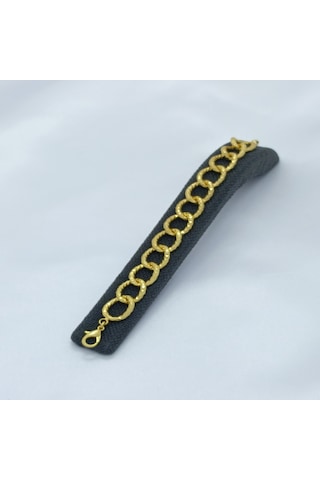 Yeni Sezon Vip Özel Seri Paslanmaz Çelik Tek Sıra Samanyolu Altın Kaplama Kadın Bileklik Gold