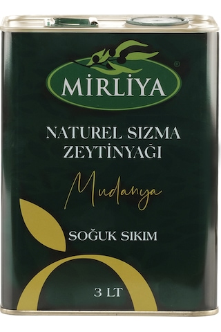 Mirliya Naturel Sızma Zeytinyağı 3 L Mirliya Naturel Sızma Zeytinyağı 3 L