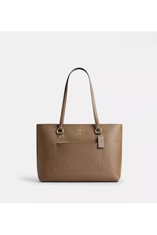 Coach Station Tote Bag Kadın Çanta Vizon