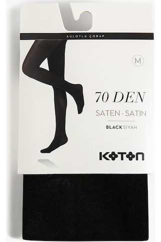 Koton Saten Külotlu Çorap 70 Den Siyah 4wak80037aa 4WAK80037AA999 Siyah