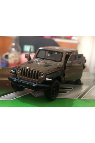 Oyuncak Metal Model Jeep 1 / 36 Çek Bırak Yeşil Rubicon Gladiatör