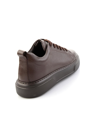 Bambi Kahve Floter Hakiki Deri Erkek Sneaker E01082020240