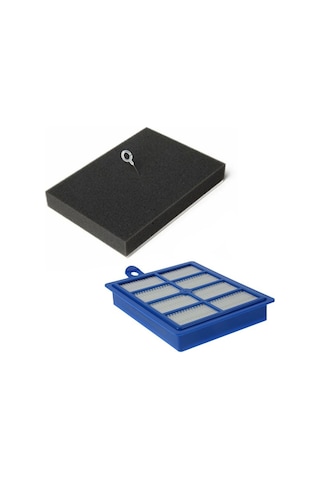 Electrolux Uyumlu Ultraflex Eufc81db Süpürge Hepa Filtre Ve Sünger Filtre