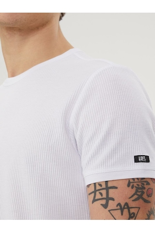 LOFT Regular Fit Erkek Tshirt K.kol Lf2029027 Q1.v1 Beyaz