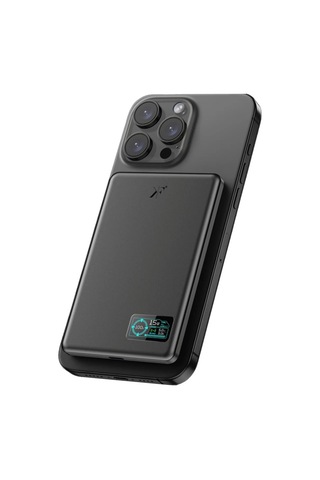 Mepa Newface Pw595 5.000 Mah Dijital Göstergeli 20w Type-c Ve 15w Kablosuz Şarj Pd Hızlı Şarj Magsafe Powerbank - S