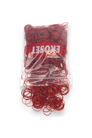 Ekoset 500 Adet Kırmızı Küçük Paket Lastiği 40 MM