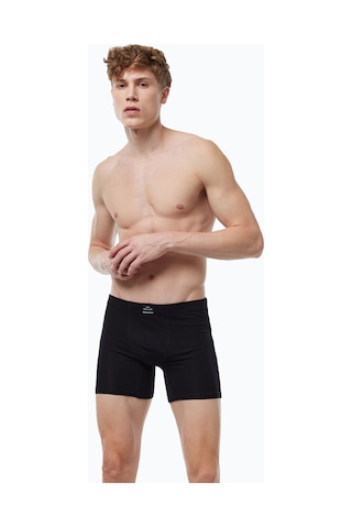 Malabadi Erkek 3 Lü Siyah Premium Collection Modal Uzun Boxer 3m250 Siyah