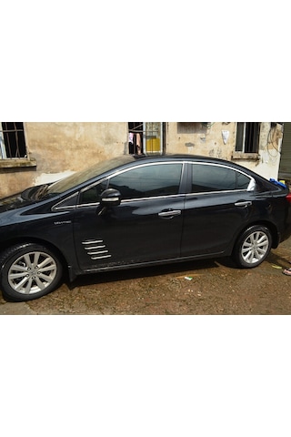 Honda Civic Fb7 Cam Çıtası Çerçevesi Kromu Nikelajı Komple 12-15