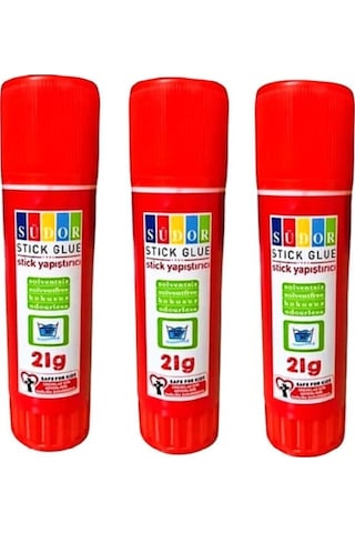 3 Adet Yapıştırıcı Südor Stick Glue 21 Gr