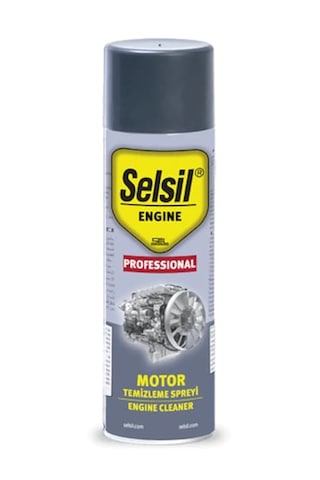 Selsil Susuz Motor Temizleme Spreyi 500 ML Gri