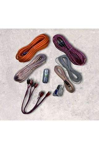 Mgx-8ga Manessa Bakır Kalitesi Oto Tesisat Kablosu Seti