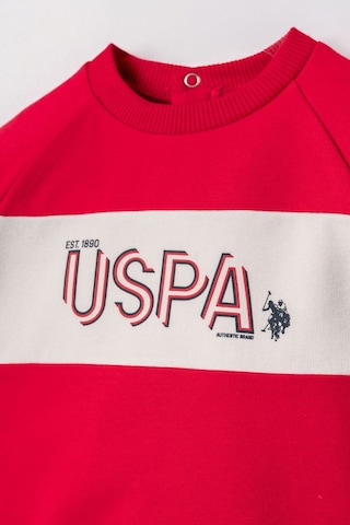 U.S. Polo Assn. Erkek Bebek Baskılı Kırmızı Uzun Kol Pijama Takım Usb3175-c-v1 Usb3175-c-v1