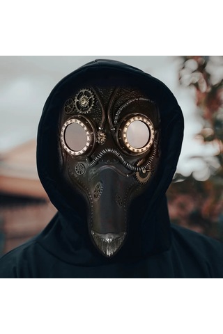 Jl Veba Doktor Kuş Maskesi Uzun Burun Gaga Cosplay Steampunk