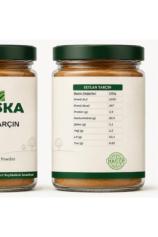 Seylon Tarçın Toz 75g Real Ceylon Cinnamon Powder 01206738