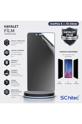 Oneplus X Uyumlu Ön Yüzey Hayalet Privacy Hidrojel Ekran Koruyucu 91432442