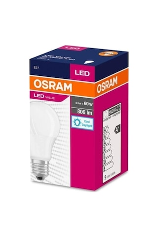 Osram 8,5w Led Ampul E-27 Beyaz 650k