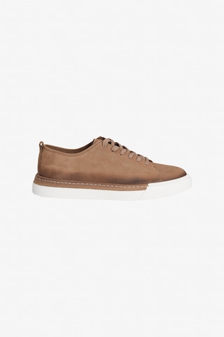 Ac&co Erkek Vızon %100 Nubuk Esnek Rahat Taban Sneaker Ayakkabı Vizon