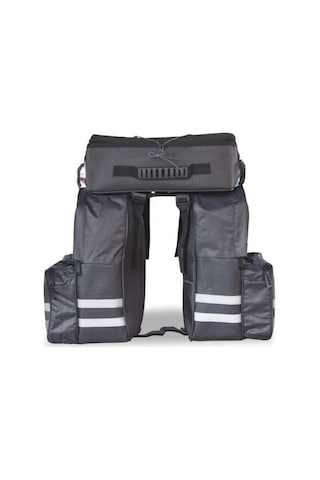Bisiklet Büyük Tur Çantası Heybe Arka 45 Litre Çanta Procycle Siyah