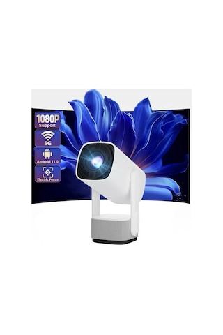 Akıllı - 175 - Projeksiyon Powerbankli Tnabilir Sinema Projektörü 4k - Shopgpt - Hd Kaliteli