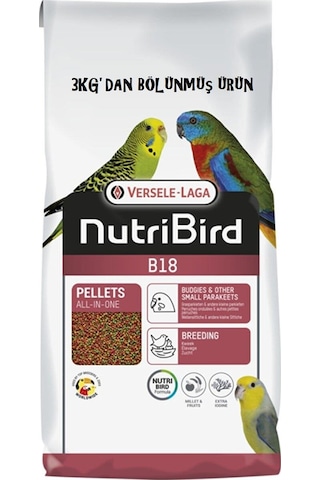 Versele Laga Nutribird B18 Pelet Yem 1 KG Deneme Paketi