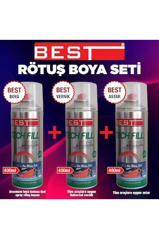 Aracınızın Boya Koduna Özel Best Sprey Full Boya Seti