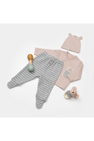Bibaby Adventure Bear 3'lü Bebek Takımı 73333 Çok Renkli