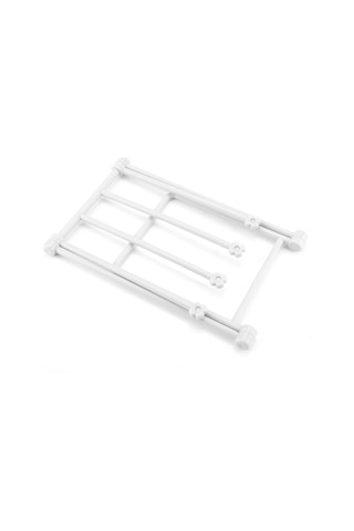 Kangvka Plastik Katlanabilir Havlu Ve Biberon Depolama Rafı - Gri, Sağlıklı, Dayanıklı, Oda Düzenini Sağlar Gri