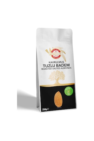 Gürbüzler Glutensiz Kavrulmuş Tuzlu Badem 250 G