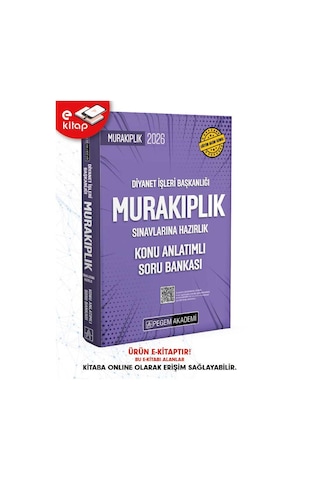 2026 Diyanet İşleri Başkanlığı Murakıplık Sınavlarına Hazırlık Konu Anlatımlı Soru Bankası E-kitap