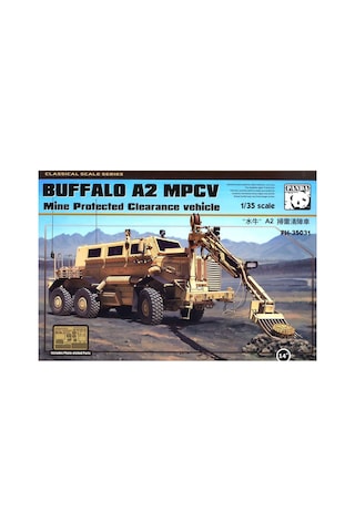 Panda 35031 1/35 Ölçek, Buffalo A2 Mpcv, Zırhlı Mayın Temizleme Aracı Plastik Model Kiti