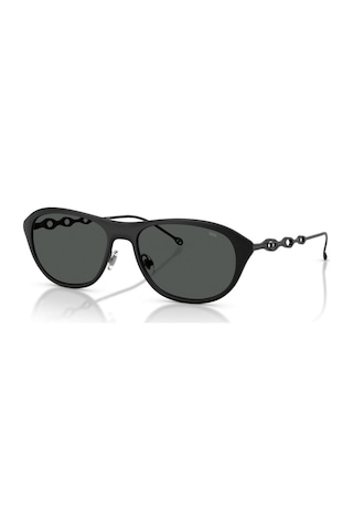 1011 101387 55 Oval Metal Unısex Siyah