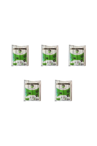 Doğanpack Şeffaf Naylon Bakkaliye Poşeti Torbası 5 x 1 KG 20 x 30 CM