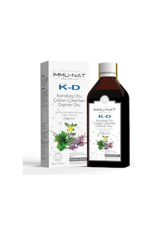İmmunat Xp Tonis K D Karabaş Otu - Çoban Çökerten - Damar Otu 250 ML