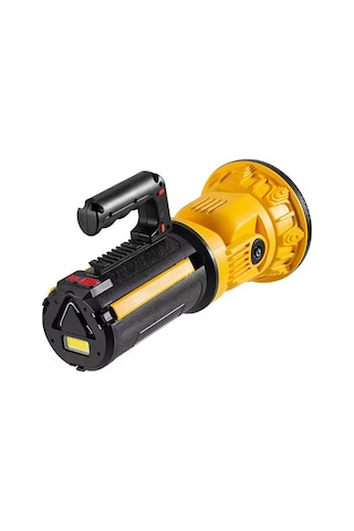 Powermaster Mx-w5164-3 Kırmızı Mavi Çakarlı Cob Ledli Şarjlı Kamp El Feneri Işıldak Diğer