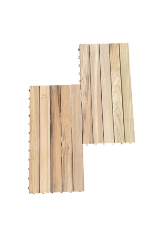 Teak Karo Deck 30cm 60cm Geçmeli Yer Karosu