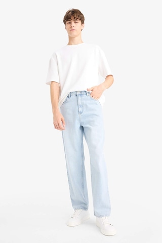 Defacto Baggy Fit Geniş Kalıp Geniş Paça Jean Yıkamalı Pantolon F9821ax25smnm39 Mavi