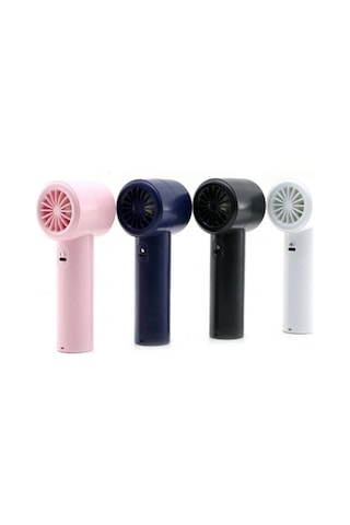 Mini El Fanı - Ayarlanabilir Hız - Dijital Gösterge - 5w - Karışık Renk 1 Parça