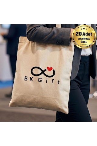 Logonuza Özel 20 Adet Fermuarlı Ham Bez Çanta 35x40cm Promosyon Logo Baskılı Ham Bez Çanta Ham Renk