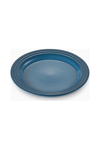 Le Creuset Renkli Dayanıklı Tasarım Seramik Kahvaltı Tabağı 22 Cm Koyu Turkuaz