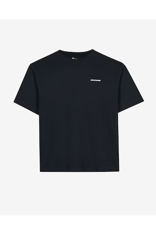 Skechers M Oversize Essential Heavy T-shirt Erkek Siyah S2620191-3817